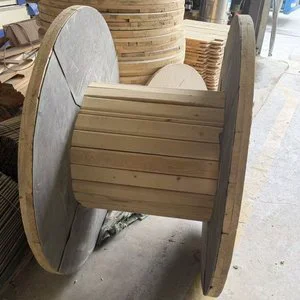 High Quality Large Hollow Wooden Cable Reels Can Be Customized in Large Sizes