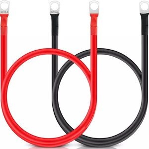 New Energy 16mm 50cm Pure Copper PVC Insulated Battery Cable for Car Solar Panel Computer & Home Appliance Connection