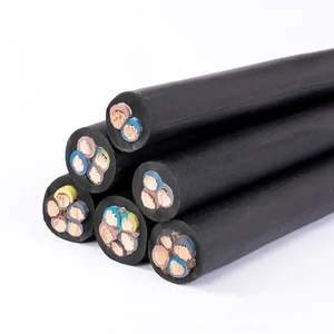 Professional Heavy 3/4/5/6/7/8 Core Flexible Power H05RN-F/H07RN-F IP67 Rated Rubber Sheath Reel Cable for Construction Use