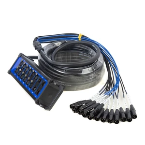 SNB03 Yinyu DDP RTS Factory Wholesale 24ch XLR Microphone Snake Cable Audio Stage Signal Snake Cable With Stage Box