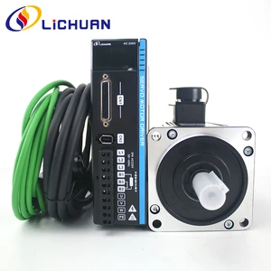 Lichuan 2.3KW 220V Servo Motor Driver 15Nm 1500rpm AC Servomotors Drip-Proof With Cables for CNC Bending Laser Cutting Rolling