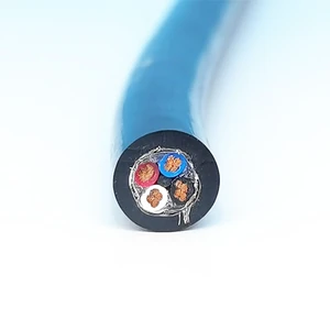 High Flexible Shielded PUR 4 Core Cable for Industrial Robot