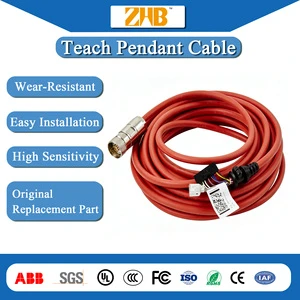ABB Industrial Robot Teaching Pendant Cable 3HAC031683-001 10 Meters Mechanical Hand Controller 24V High Efficiency 1 Year