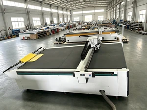 TOP Cnc Straight Knife Cutting Machines Automatic Fabric Strip Cutting Machine Car Decals Sticker Cutting Machine
