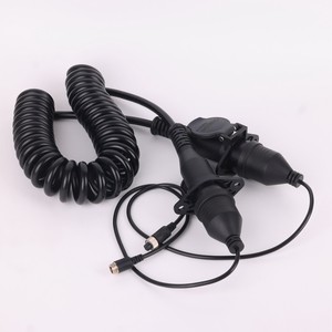 Factory Provide Long Lifespan Durable Industrial Trailer Spiral Cable 7 Core Automobile Spiral Cable