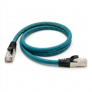 Shielded Industrial Ethernet Cable Cat6A/Cat7 High Speed RJ45 Data Wire for Factory Automation & IP Camera