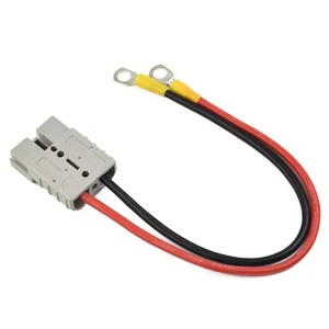 50A With Wire 12AWG M8 Jacket Forklift Battery Charging Cable 30/50/100/200cm Extension Cord Battery Connector Plug Terminal