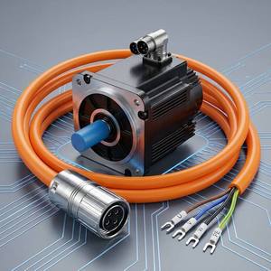 HuaDa 220V Servo Motor Power Cable 4-core Encoder Cable