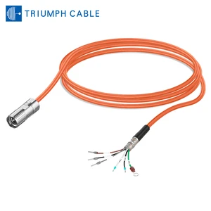 Servo Power Cable S200 6FX3502-5CL12 With Connector Pre-Assembled Power Cable Motor Cable Suitable for Siemens