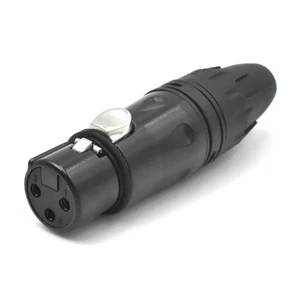 Professional 3-Pin Stereo XLR Cable with Braid Shielding for Stage Lighting Microphone Speaker Applications 1080P