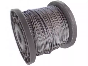 Stainless Steel 304, 416, 201 Wire Rope 1x19, Bright Surface, Different Sizes, High Tension, High Strength Stainless Steel Cable