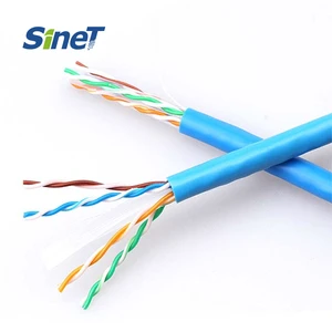 OEM Factory All-New 305M Cat6 Cable Reel 23AWG 24AWG Solid CCA Copper UTP CE/ROHS Certified PVC Jacket for Indoor/Outdoor Use