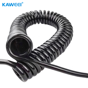 2-20 Cores CNC Spiral Power Cable Industrial PVC/PU Spring Coiled Cable