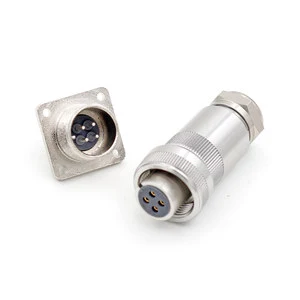 7 Pins Proportional Servo Valve Plug Connector Circular Aviation Metal Plug R900223890