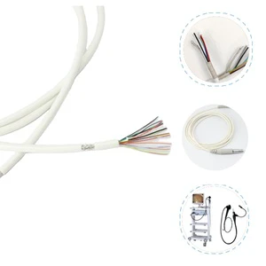 High Quality Custom Braid Shielded Medical Hd Controller Cable 25 Core 5.0mm TPU Endoscope Handle Connection Cable