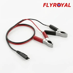 12V SAE To Alligator Clips Battery Jumper Cable Custom Wire Harness Assembly Electric Harnesses Cable Assembly