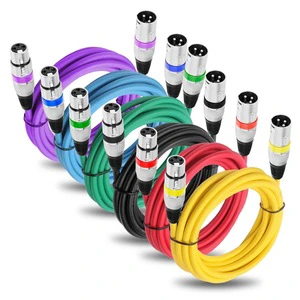 XLR Cable Male to Female Audio Cable Cord Manufacturer Wholesale 1M 3M 5M for Microphone Mixer Hifi Xlr to Xlr Stage Cable