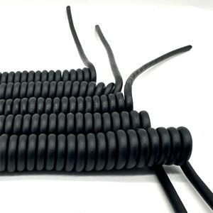Copper Conductor PVC Insulated 8 Core Spiral Telescopic Cable High Elasticity 300V Rated 1*0.5mm