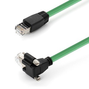 Network Ethernet Cable Industrial Camera Gigabit RJ45 CAT6 8P8C OEM Factory Straight 90 Degree up Down Right Left Angle Gige