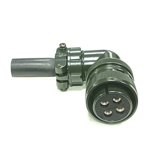 MIL-DTL-5015 MS3108A22-22S 4 Pin Right Angle Connector 50A Solder Type IP67 for MIL Marine