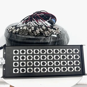 40-Channel Multi-Core XLR Audio Cable 50M Multi-Channel Cable Box Stage Performance Lighting Equipment