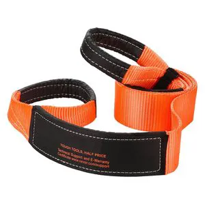 Heavy Duty Emergency Tow Strap 8 Ft 36000 Lbs For Tow Trucks And Wreckers