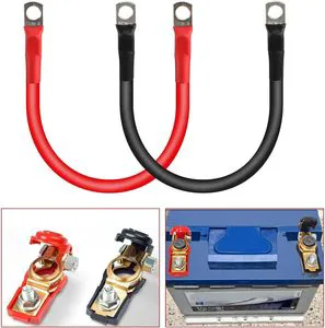 Heavy Duty Low Voltage Battery Cable 4 AWG Pure Copper Wire Flexible Automotive Starter Cable Silicone Insulated Corrosion