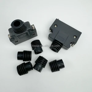 SCSI 50 Pin Servo Connector Solder Type Plastic Hood Connector 14P 20P 26P 36P 50P Electrical Connectors Types MDR 50P