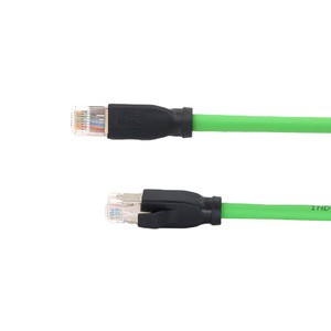 KRONZ Gigabit Network Shielded Industrial Ethernet RJ45 Connector 4 Pin 24AWG Highly Flexible Cable 4 Pin Highly Connector
