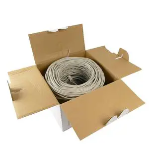Customized Cat 5e Cat 6 Lan Cable 305m Box UTP/FTP/SFTP Network Cable Pure Copper Shielded Cat6 ethernet cable