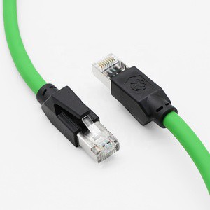 High Performance Industrial Grade M12 RJ45 Cat5e/Cat6 EMI Shielding Profinet EtherNet/IP Cables PLC DCS HMI Remote I/O CE/ROHS