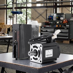 400W 750W AC Servo Motor Drive 220V Single Phase XP Controller 3M Cable 2.4N.M 1.27N.M for Sewing Machine