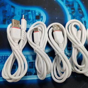 30cm Short Type-C USB Cable 2A Micro USB Charging Cable PVC Jacket for Camera Android Phone Power Bank & Speaker