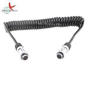 7 Core Truck Tractor Trailer Spring Cable for Trailer Camera System