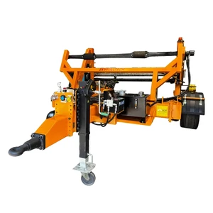 CP FHCDT4 Stainless Steel Power Cable Drum Trailer Turkey Manufacturer Hydraulic Reel Carrier for Heavy Cable Installation