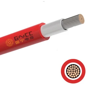 Guoning PV1-F 4mm 6mm 10mm Solar Panels Cable DC Solar Cable for Solar System