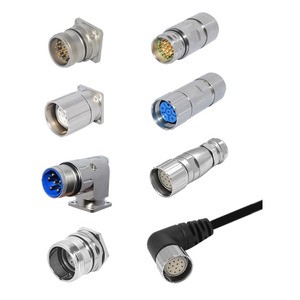 M23 Connector Servo Motor Encoder Connector Plug Male M23 Encoder Connector 6 8 12 17 19 Pin Cores Power Plug