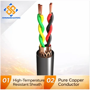 Shielded Twisted Pair PVC Cable RS485 Industrial Control Panel Intercom Indoor Signal Wiring 22 AWG 305m OEM Factory Supply