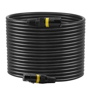 Dmx Microphone Cable 100 Ft Shielded 3 Pin Xlr Male Female For Stage Lighting And Microphones 2 Pack