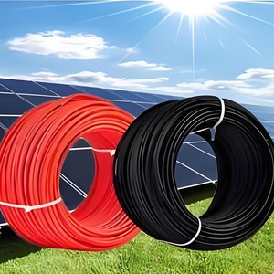 1MW to 10MW Solar Cable 4mm2 to 1000V 1500V Tinned Copper DC PV Photovoltaic Solar Wire for Solar Panels