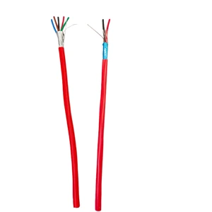 305m Reel 2 4 6 Core Pure Copper LSZH Sheath 18AWG 16AWG Flame Retardant 300V Rated High Speed Fire Alarm Security Cable