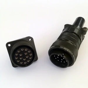 MS3106 20-29 Circular Connector 17Pin, MIL-DTL-5015 Connector, Thread Coupling,15A Servo Motor Connector 17 Pin