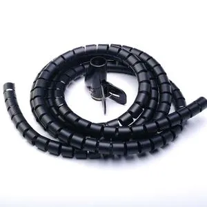High Quality Wire Sleeves Spiral Wrapping PE Pipe Self-adhesive Wire and Office Cable Management
