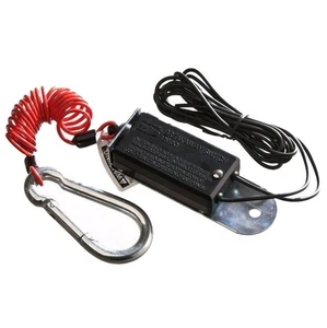 Material Plastic,Steel Trailer Breakaway Switch With 1Pc Black or Red Steel Cable, Length Is 1.6M