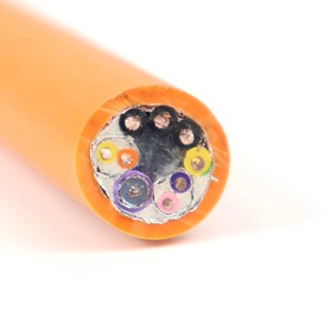 High Quality Sturdy SERVO Cables for Variable Frequency Motor Stranded Conductor with TPE Insulation 4X1.5+2X(2X1.0)P+1XZ50