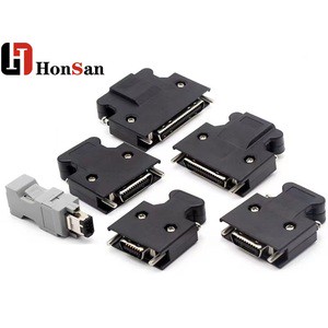 Servo Motor Connector Power Cable Motor Plug 2 Core Connector for Panasonic