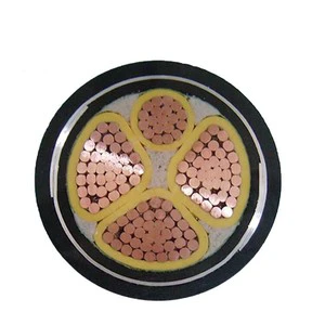 Wholesale of Copper Core Wire and Cable Reels, Low-voltage YJV22 3*6 for Power Engineering, Made of Red Copper Wire.