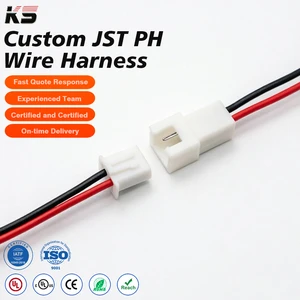 Small Batch Jst Gh 1.25Mm 2.0Mm Pitch Cable Assembly Flexible Signal Power Wire Connector for Industrial Machine Parts