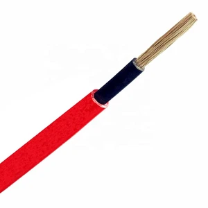 Zesheng Stranded Copper Solar Battery Cable 0.6/1KV PVC Insulation Photovoltaic Power Custom Sizes (Including 6mm) 100m
