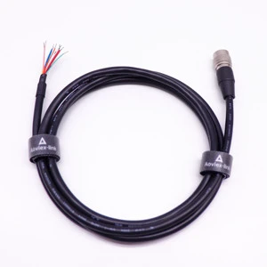 I/O Power Cable Aviation Connector Hirose 6pin Female Industrial Camera Machine Vision Cable